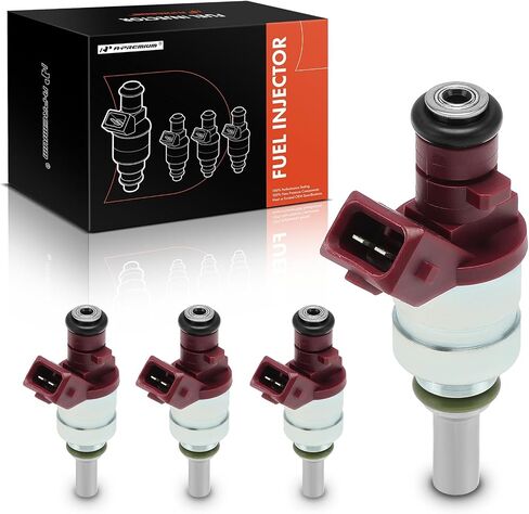 A-Premium Fuel Injectors Set of 4 Compatible with Mercedes-Benz W203 Series C230 2003 2004 2005, 1.8L, GAS, Replace# 2710780023, 2710780549 in Saudi Arabia