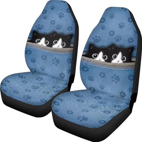 Poceacles Camo Car Seat Covers Full Set Universal Fit Car Pink Forest Hunting Camouflage Automotive Front Seat Cover Set of 2 High Back Bucket Seat Protector for Car, SUV, Truck or Van in Kuwait