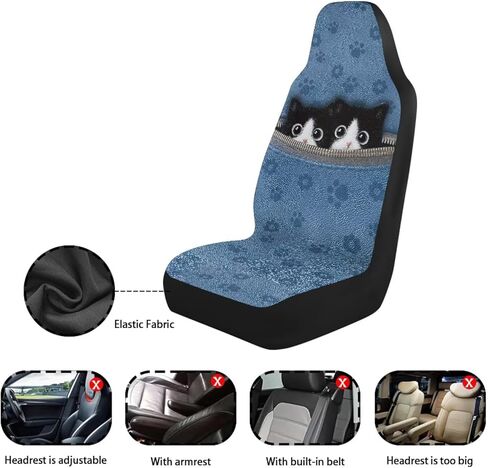 Poceacles Camo Car Seat Covers Full Set Universal Fit Car Pink Forest Hunting Camouflage Automotive Front Seat Cover Set of 2 High Back Bucket Seat Protector for Car, SUV, Truck or Van in Kuwait