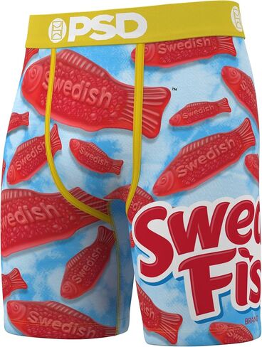 PSD Men's Swedish Fish Boxer Brief, Multi, M in Saudi Arabia