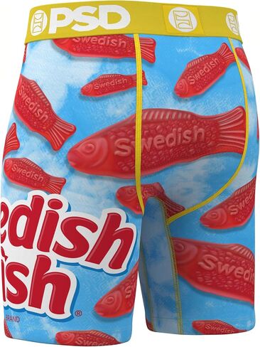 PSD Men's Swedish Fish Boxer Brief, Multi, M in Saudi Arabia