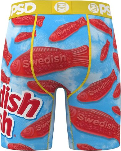 PSD Men's Swedish Fish Boxer Brief, Multi, M in Saudi Arabia