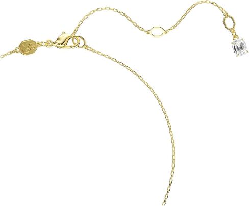 Swarovski Stilla Attract pendant, Round cut, White, Gold-tone plated in Saudi Arabia