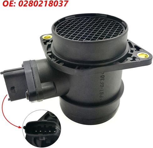 Air Flow Sensor Adapter 0280218037 MAF Mass Air Flow Meter Sensor Compatible with GAZ VAZ Lada 2110 2111 2112 Chevrolet NIVA F00C2G2044 316023877012 Air Meter Mount Base in Saudi Arabia