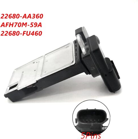 محول مستشعر تدفق الهواء AFH70M-59A 22680-AA360 MAF مستشعر مقياس تدفق الهواء الشامل متوافق مع قاعدة تثبيت عداد الهواء سوبارو ليجاسي امبريزا فورستر AFH70M59A 22680AA36022680-AA360 in Saudi Arabia