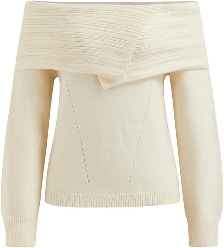 CIDER Off Shoulder Knit Sweater Women's Casual Going Out Pullover Sweater in Saudi Arabia