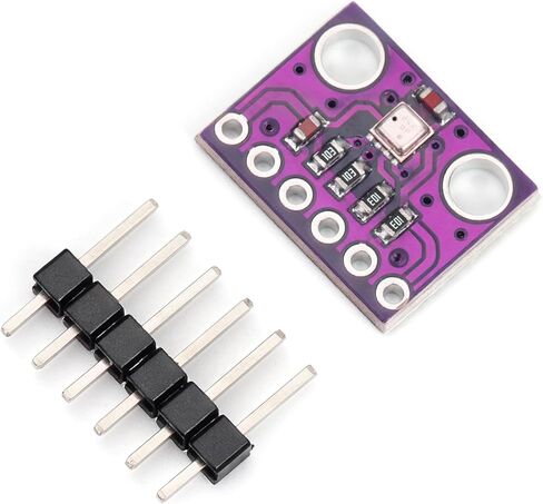 2 قطعة BME280 5 فولت وحدة الاستشعار الضغط الجوي أجهزة استشعار درجة الحرارة والرطوبة I2C SPI اندلاع GY-BME280 in Kuwait