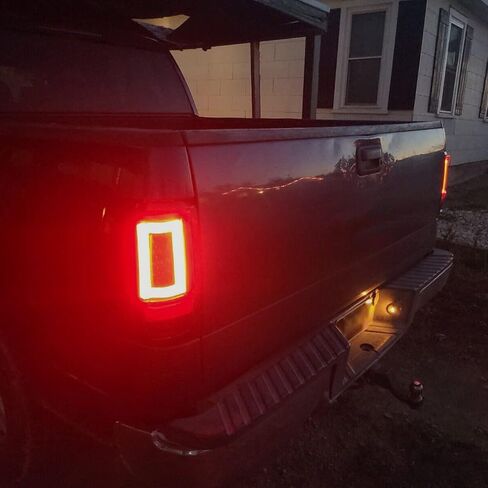 مصابيح خلفية LED HECASA متوافقة مع 2004-2008 Ford F150 مع استبدال شريط أنبوب LED ثلاثي الأبعاد لـ 5L3Z13405CA 5L3Z13404CA 6L3Z13405AA 6L3Z13404AA مصابيح الفرامل الخلفية عدسة شفافة الإسكان الأسود in Saudi Arabia