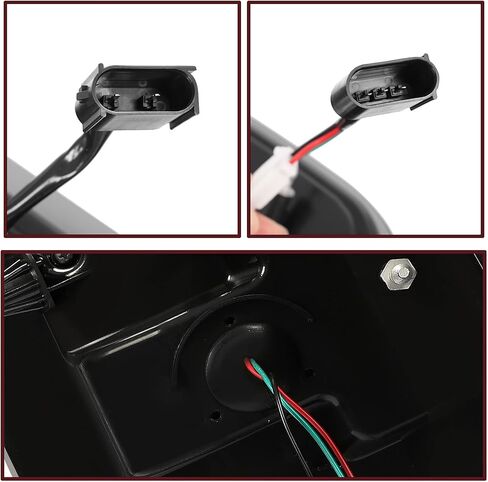 مصابيح خلفية LED HECASA متوافقة مع 2004-2008 Ford F150 مع استبدال شريط أنبوب LED ثلاثي الأبعاد لـ 5L3Z13405CA 5L3Z13404CA 6L3Z13405AA 6L3Z13404AA مصابيح الفرامل الخلفية عدسة شفافة الإسكان الأسود in Saudi Arabia