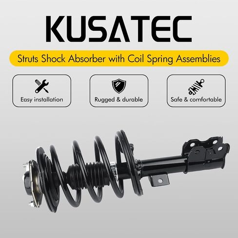 زوج أمامي من KUSATEC دعامات كاملة ممتص للصدمات مناسب لـ 2002-2006 Nissan Altima، 271427 271426 دعامات مع مجموعات زنبركية ملفوفة in Saudi Arabia