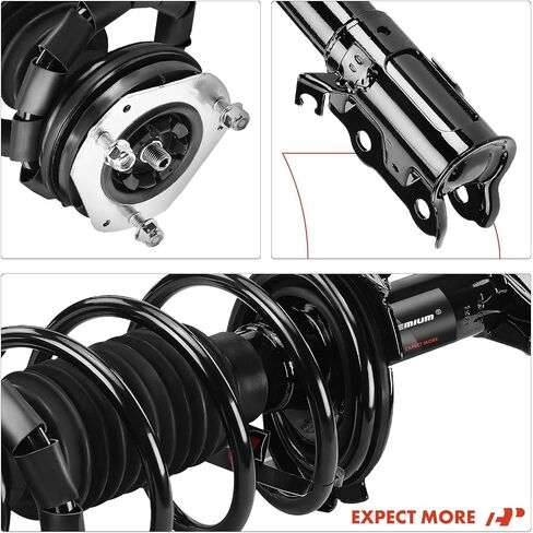 A-Premium Front Pair (2) Complete Strut and Coil Spring Assembly Compatible with Mazda 2 2011 2012 2013 2014, Driver and Passenger Side in Saudi Arabia