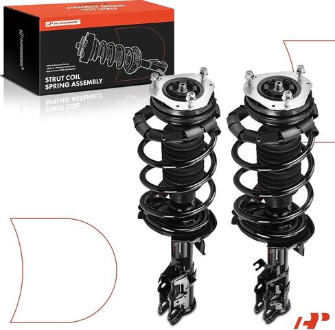 A-Premium Front Pair (2) Complete Strut and Coil Spring Assembly Compatible with Mazda 2 2011 2012 2013 2014, Driver and Passenger Side in Saudi Arabia
