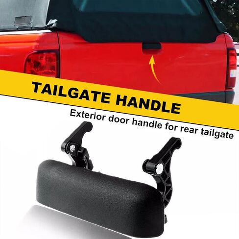 Tailgate Handle Latch Compatible with 1998-2011 Ford Ranger - Exterior Tail Gate Handle Assembly - Replaces 1L5Z9943400AAA, 1L5Z-9943400-AAA, 77872, FO1915109 in Saudi Arabia