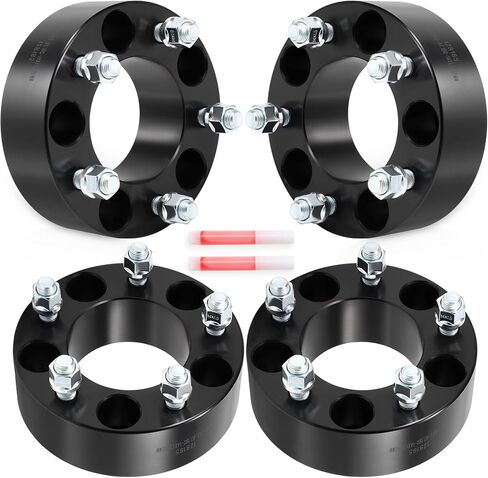 SCITOO 4pcs Wheel Spacers 2" 5x5 Bore 87.1mm Studs 14x1.5 5Lug Wheel Spacers Adapters Fit for for Chevrolet Tahoe for Chevrolet C1500 C1500 Suburban Express 1500 for Jeep for Grand Cherokee in Saudi Arabia