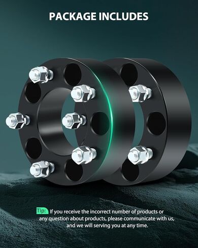 SCITOO 4pcs Wheel Spacers 2" 5x5 Bore 87.1mm Studs 14x1.5 5Lug Wheel Spacers Adapters Fit for for Chevrolet Tahoe for Chevrolet C1500 C1500 Suburban Express 1500 for Jeep for Grand Cherokee in Saudi Arabia
