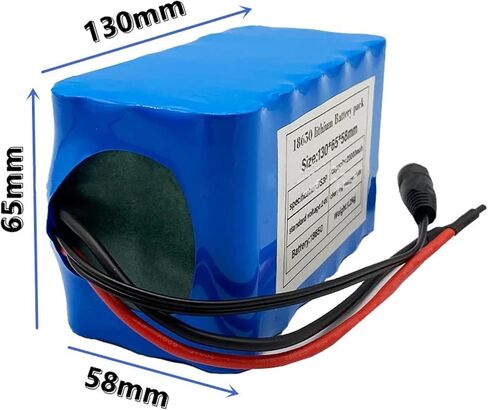 24V 20Ah Lithium Battery 7S3P 18650 Rechargeable Lithium Battery with Charger E-Bike Battery Li Ion Battery Pack for Motorcycle Electric Car Bicycle Scooter 24V 20Ah,XT60+DC in Saudi Arabia