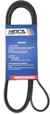 حزام سير السربنتين MOCA 6PK1865 EPDM لـ 95-97 Ford Contour 2.0L & 87-93 Chevy S10 2.5L & 01-04 Mercedes-Benz SLK230 2.3L & 95-98 Audi Cabriolet 2.8L in Kuwait