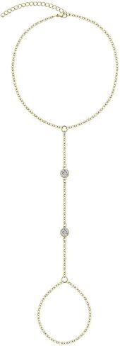 1pc Ladies' Alloy Inlaid Bracelet Is Fashionable, Lightweight, Luxurious, Elegant, And Versatile For Daily Wear And Party Accessories in Saudi Arabia