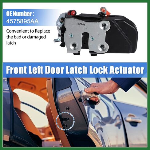 Motoforti Front Left Door Lock Latch Actuator Front Driver Side Power Door Latch Assembly Fit for Chrysler 300 Sedan 05-10 No.4575895AA - Pack of 1 Long-lasting in Saudi Arabia