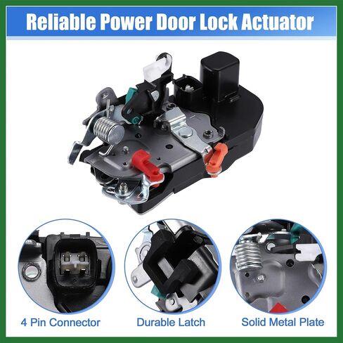 Motoforti Front Left Door Lock Latch Actuator Front Driver Side Power Door Latch Assembly Fit for Chrysler 300 Sedan 05-10 No.4575895AA - Pack of 1 Long-lasting in Saudi Arabia
