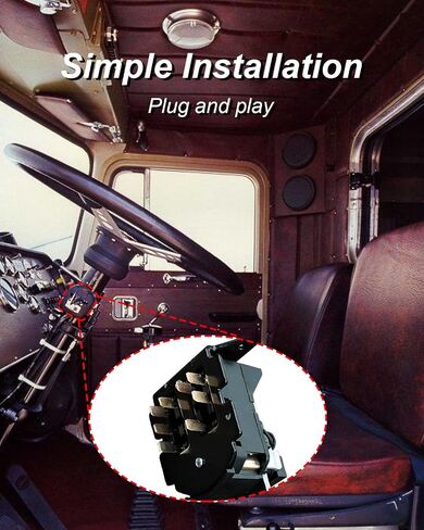 Turn Signal Switch Multifunction Fit for Peterbilt Truck 377 378 379 Replace TL30300AP, 480827, 480827G, 01481381, 01481389, TL3030, TL 30300 in Saudi Arabia