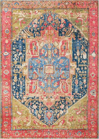 Unique Loom Outdoor Traditional Collection Area Rug - Limon (3' 3" x 5' 3" Rectangle Multi/Red) in Saudi Arabia