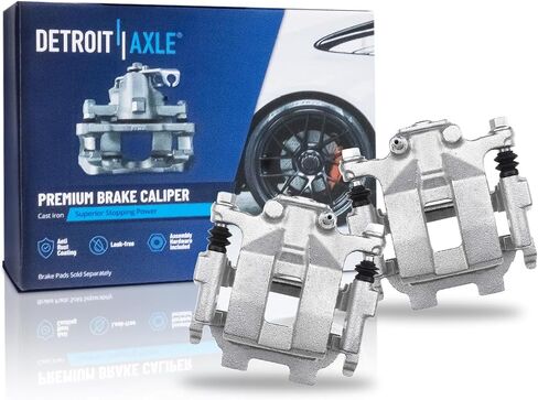 Detroit Axle - Rear Brake Calipers w/Brackets Replacement for 2009-2014 2016-2018 Nissan Maxima - 2pc Set in Saudi Arabia