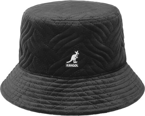 Kangol Plush Wave Puff Bucket Black S/M in Saudi Arabia