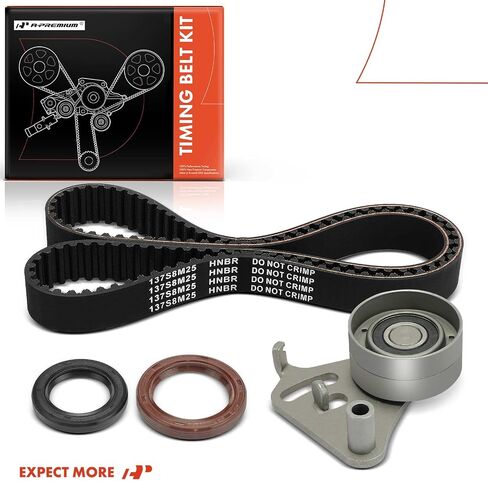 طقم حزام توقيت المحرك الممتاز متوافق مع Honda Passport 1994-1996 & Isuzu Amigo 1989-1994، Pickup 1988-1995، Rodeo 1991-1997، Trooper 1988-1991 - 2.6L in Saudi Arabia