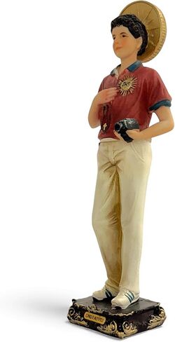 Saint St. Carlo Acutis 8" Statue Figurine Figura Catholic Religious Gift Imagen Santo Estatua Figura in Saudi Arabia