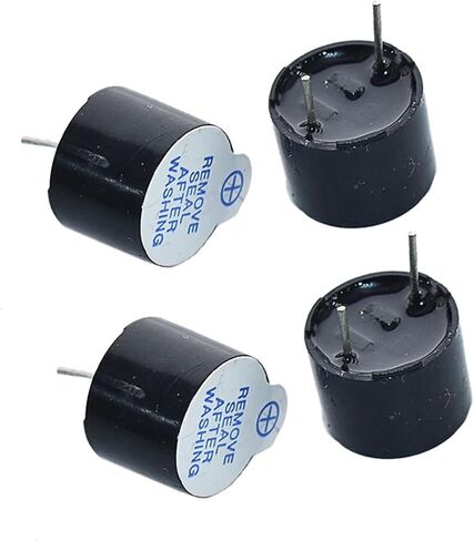 Big 5V Active Buzzer Magnetic Long Continous Beep Tone Alarm Ringer 12mm Active Piezo Buzzers Fit for Computers Printers in Saudi Arabia