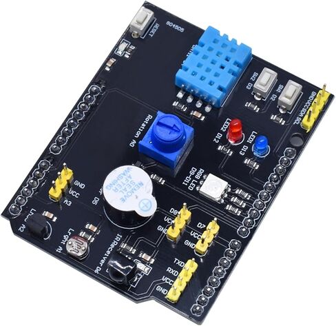 Multifunction Expansion Board LM35 Temperature Humidity LED IR Receiver Buzzer Sensor in Saudi Arabia