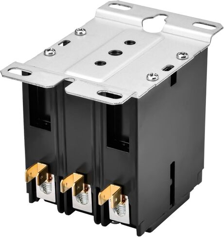 موصل محرك HVAC، HSJL-40/2، قطبين، 40 أمبير، ملف 24VAC 50/60 هرتز، لمكيف الهواء، المضخة الحرارية، أنظمة التبريد، مدرج في قائمة UL in Saudi Arabia
