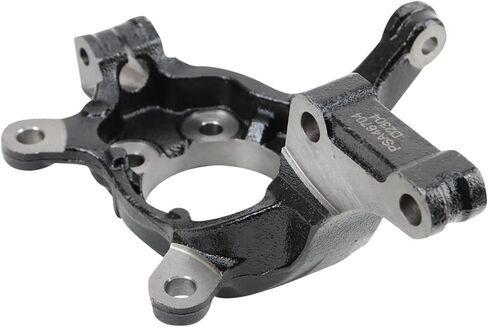 TRQ Front Left Steering Knuckle Drivers Side Compatible with 2015-2018 Chevrolet City Express 2011-2017 Nissan Juke 2018-2019 Kicks 2011-2020 LEAF 2013-2020 NV200 2013-2019 Sentra in Saudi Arabia