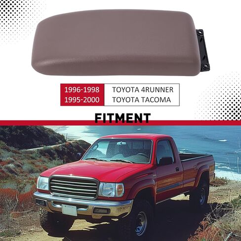 HECASA Center Console Lid Latch Compatible with 1995-2000 Toyota Tacoma 4Runner Replacement for 5890535040E0 Plastic Armrest Door in Saudi Arabia