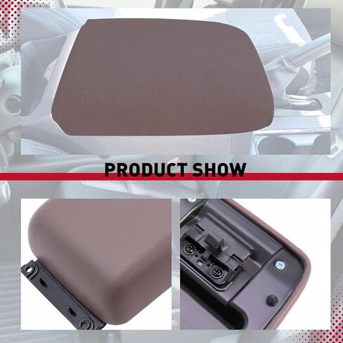 HECASA Center Console Lid Latch Compatible with 1995-2000 Toyota Tacoma 4Runner Replacement for 5890535040E0 Plastic Armrest Door in Saudi Arabia
