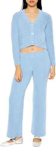 Forever 21 Women's Fuzzy Cardigan Sweater in Saudi Arabia