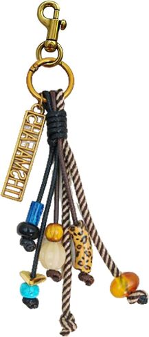 Beads And Braided Rope Bag Charms Boho Purse Charms Car Key Chain Wallet Keychain Accessories For Women in Kuwait