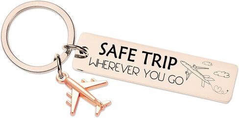 سلسلة مفاتيح على شكل طائرة لهدايا الطيران - سلاسل مفاتيح آمنة للطيران لمضيفي الطيران الطيارين، هدية عيد ميلاد in Kuwait