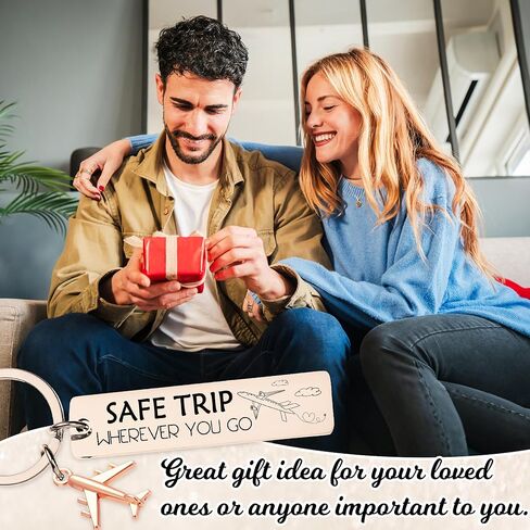 سلسلة مفاتيح على شكل طائرة لهدايا الطيران - سلاسل مفاتيح آمنة للطيران لمضيفي الطيران الطيارين، هدية عيد ميلاد in Kuwait