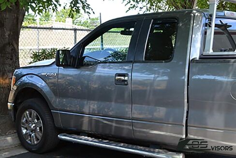 for 2004-2014 Ford F-150 Extended Cab | EOS Visors in-Channel Side Window Vents Rain Guard Deflectors in Saudi Arabia