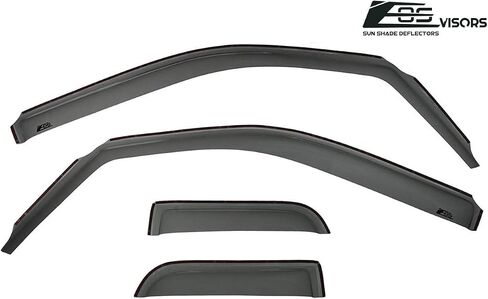 for 2004-2014 Ford F-150 Extended Cab | EOS Visors in-Channel Side Window Vents Rain Guard Deflectors in Saudi Arabia