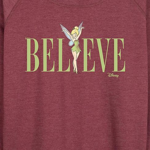 Disney Tinker Bell - Believe - Ladies French Terry Pullover in Saudi Arabia