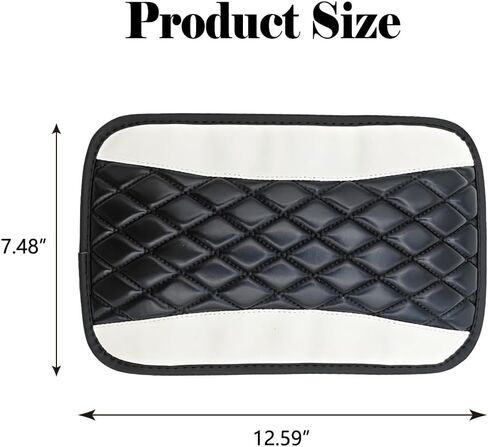 Arm Rest Cover for Car, Car Console Covers, Car Armrest Cover, Wear-Resistant, Durable and Environmentally Friendly Fits Most Sedans, SUVs, Trucks, and Vans (Red) in Saudi Arabia
