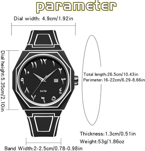 Mens Watch Sketch Simple Minimalist Watches Dress Unique Wrist Watch Waterproof Sport Fashion Cool Casual Anime Analog Watches for Men Calendar Date in Saudi Arabia