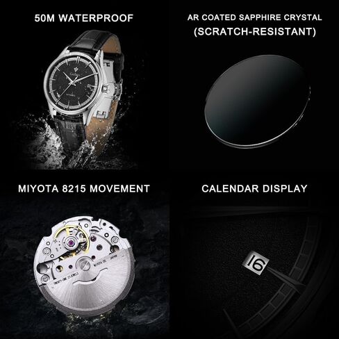 CADISEN Men Watches Mechanical Automatic MIYOTA 8215 Movement Waterproof Classic Design Watch Homage in Saudi Arabia