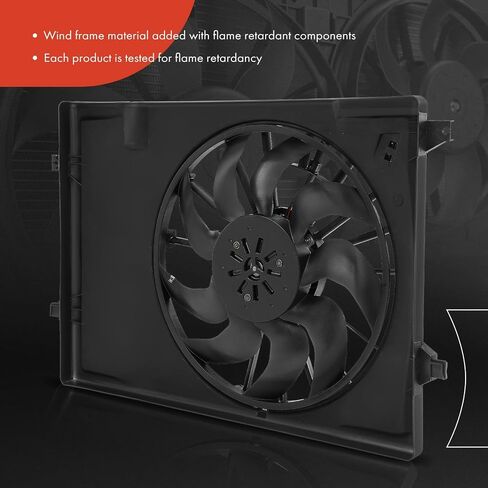 A-Premium Engine Radiator Cooling Fan Assembly with Brushless Motor Compatible with Select Kia Models - Telluride 2020 2021 2022 2023 - Replace# 25380S9000 in Saudi Arabia