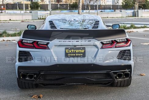 استبدال لموديلات شيفروليه كورفيت C8 لعام 2020 | جناح خلفي لغطاء صندوق السيارة الخلفي من EOS Performance (ألياف الكربون) in Saudi Arabia