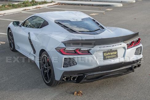 استبدال لموديلات شيفروليه كورفيت C8 لعام 2020 | جناح خلفي لغطاء صندوق السيارة الخلفي من EOS Performance (ألياف الكربون) in Saudi Arabia