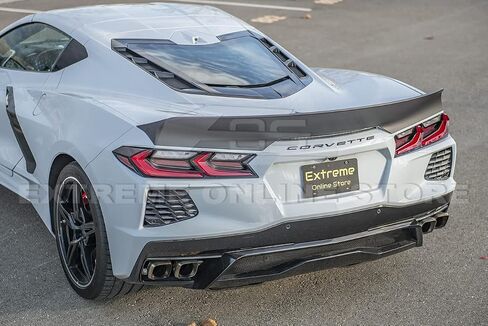 استبدال لموديلات شيفروليه كورفيت C8 لعام 2020 | جناح خلفي لغطاء صندوق السيارة الخلفي من EOS Performance (ألياف الكربون) in Saudi Arabia